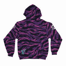 Load image into Gallery viewer, Purple Beast Camo Unisex Hoodie Back