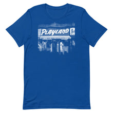 Load image into Gallery viewer, Playland Unisex T-Shirt Front Royal Blue