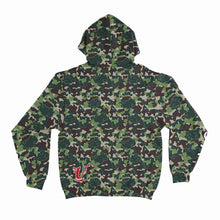 Load image into Gallery viewer, Army Akatsuki Camo Unisex Hoodie Back
