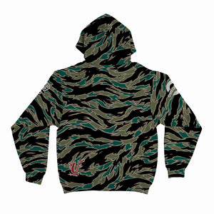 Army Green Beast Camo Unisex Hoodie Back