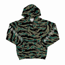 Load image into Gallery viewer, Army Green Beast Camo Unisex Hoodie Front
