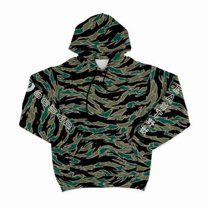 Army Green Beast Camo Unisex Hoodie Front