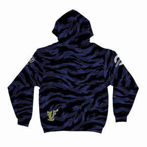 Blue Beast Camo Unisex Hoodie Back