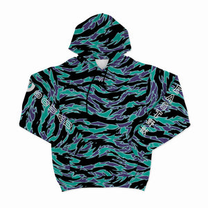 Neon camo hoodie cheap