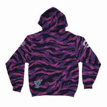 Load image into Gallery viewer, Purple Beast Camo Unisex Hoodie Back
