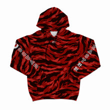 Load image into Gallery viewer, Red Beast Camo Unisex Hoodie Front
