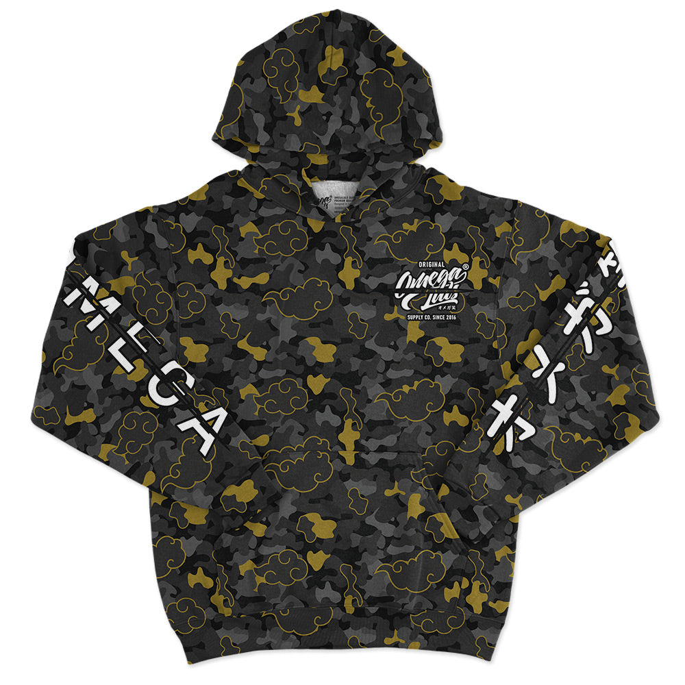 Mixer Black Gold Akatsuki Camo Unisex Hoodie Front