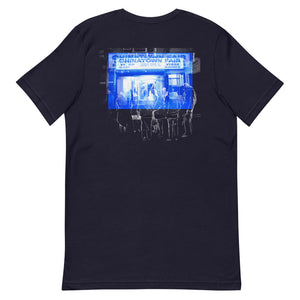 Chinatown Fair Unisex T-Shirt Back Navy