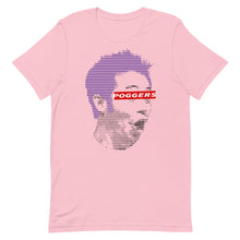 Load image into Gallery viewer, Ascii Poggers Unisex T-Shirt Front Pink
