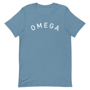 Omega Short-Sleeve Unisex T-Shirt Steel Blue