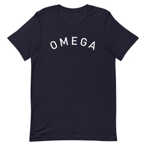 Omega Short-Sleeve Unisex T-Shirt Navy