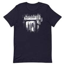 Load image into Gallery viewer, Chinatown Fair Unisex T-Shirt Front Navy
