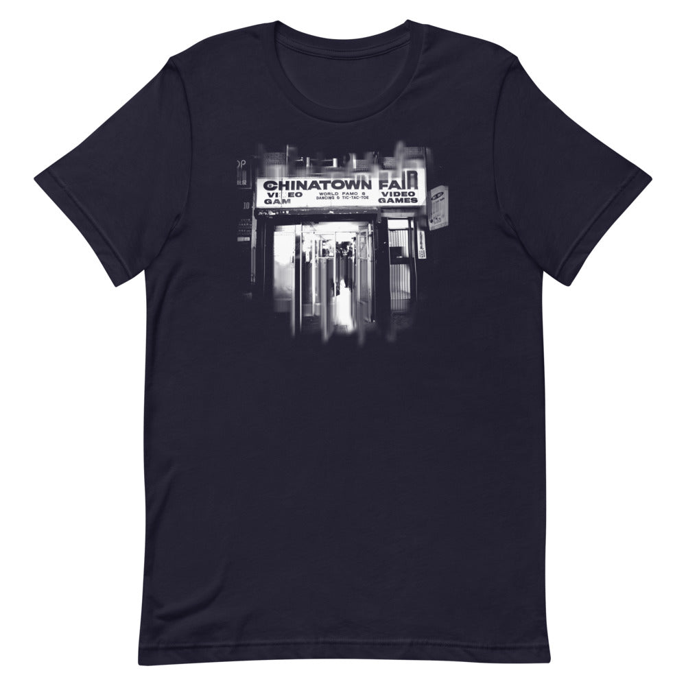 Chinatown Fair Unisex T-Shirt Front Navy