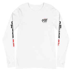 OmegaAF Unisex Long Sleeve Tee Front White