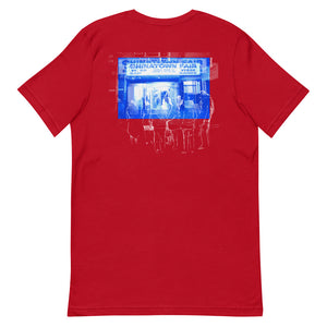 Chinatown Fair Unisex T-Shirt Back Red