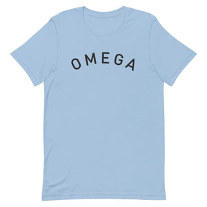 Omega Short-Sleeve Unisex T-Shirt Light Blue