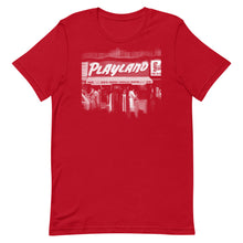 Load image into Gallery viewer, Playland Unisex T-Shirt Front Red
