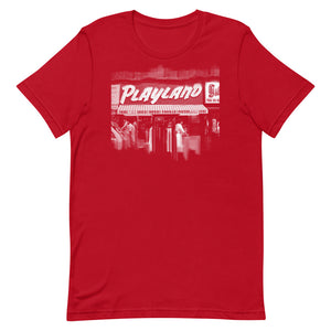 Playland Unisex T-Shirt Front Red