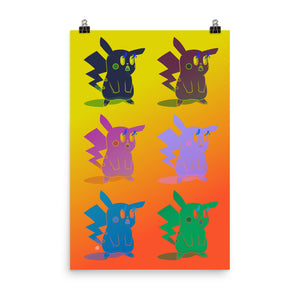 Pogkachu Alt 1 Print Poster