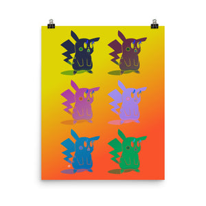 Pogkachu Alt 1 Print Poster