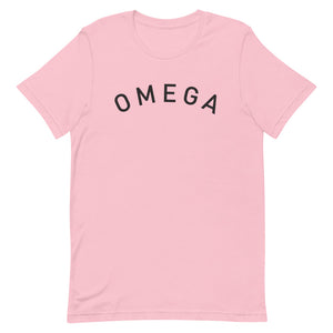 Omega Short-Sleeve Unisex T-Shirt Pink