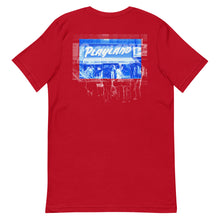 Load image into Gallery viewer, Playland Unisex T-Shirt Back Red
