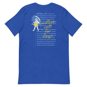 Endless Salt Unisex T-Shirt Back Royal Blue