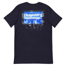 Load image into Gallery viewer, Playland Unisex T-Shirt Back Navy
