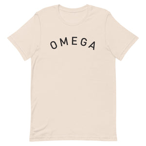 Omega Short-Sleeve Unisex T-Shirt Cream