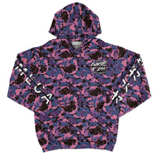 Load image into Gallery viewer, Purple Akatsuki Camo Unisex Hoodie Front
